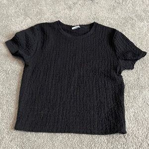 Abercrombie & Fitch Textured baby tee